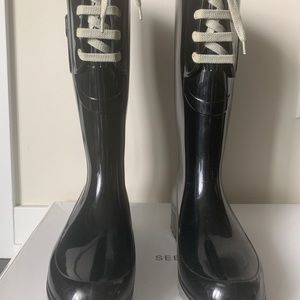 See by Chloé Lace Up Rain Boots EU37